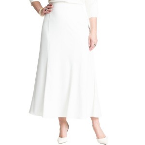 ELOQUII Maxi Satin Skirt - 1 of 4