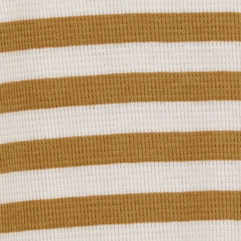 Carter&#39;s Just One You&#174;️ Baby Boys&#39; Striped Lion Footed Pajama - Brown/White, 3 of 5