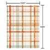 10ct Blank Fall Cards Pack Plaid - 4 of 4