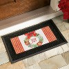 Evergreen Black Scroll Sassafras Floor Mat Indoor Outdoor Rubber Tray 18"x30" Fits Sassafras Inserts 10"x22" black - 3 of 4