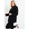 June + Vie by Roaman's Women's Plus Size Classic Blazer - 4 of 4