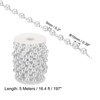 Unique Bargains Faux Pearl Beading Chain with Spool for DIY Necklace Bracelet - 2 of 4