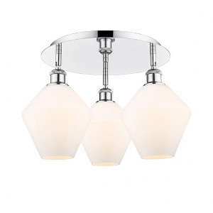 Cindyrella - 3 Light Flush Mount In Industrial Style-11 Inches Tall and 19.75 Inches Wide - 1 of 1