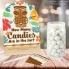 Big Dot of Happiness Tropical Luau - How Many Candies Hawaiian Beach Party Game - 1 Stand and 40 Cards - Candy Guessing Game - 2 of 4