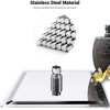 PAGED Shower Head 12" High Pressure Shower Head with Square Ultra Thin 304 Stainless Steel and Anti-Clog Nozzles for Bathroom - 4 of 4