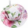 Pet Life Botanic Bark Floral Adjustable Fashion Canopy Brimmed Dog Hat Cap, LG - 3 of 4