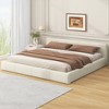Christopher Knight Home Francis Modern Faux Leather Upholstered Wood Platform Bed with Headboard - 2 of 4