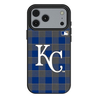 MLB American League Teams Plaid MagSafe Compatible Cell Phone Case for Apple iPhone 17 Series