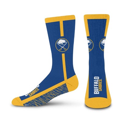 NHL Buffalo Sabres Rise Up Crew Socks - Large