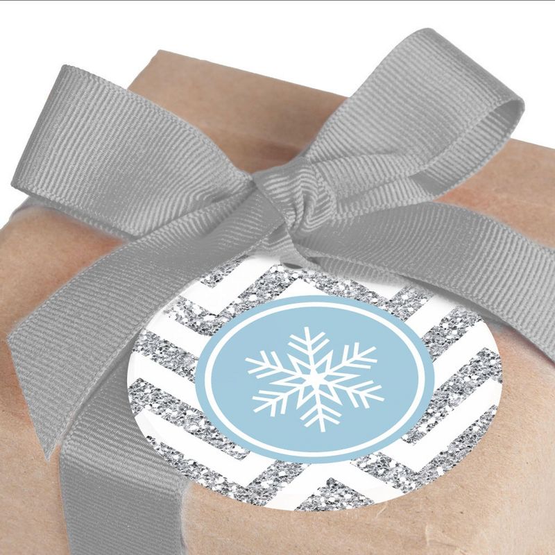 Big Dot of Happiness Winter Wonderland - Snowflake Holiday Party and Winter Wedding to and from Gift Tags (Set of 20), 2 of 5