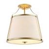 Lanis 3 Light 15" Flush Mount - FLU4056 - White/Gold - Safavieh - 2 of 4