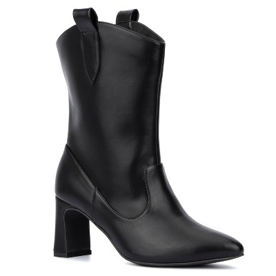 Fashion To Figure Women's Iliana Mid-Calf Boot - Wide Width