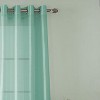 RT Designers Collection Nancy Faux Silk Grommet Curtain Panel 54" x 84" Aqua - 4 of 4