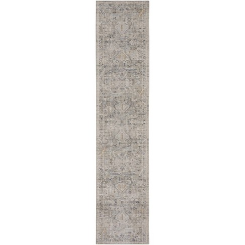 Nourison Nyle Vintage Floral Bohemian Indoor Rug Ivory Taupe 2'3