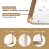 Vynxaria 24x32 Inch Gold Aluminium Frame Bathroom Mirror - 4 of 4