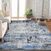 Area Rug, Washable Area Rug ¨C Non Slip Abstract Soft Faux Wool Low Pile Rug for Living Room/Bedroom/Dining Room - 2 of 4