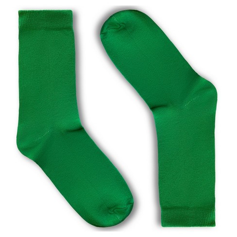 Lechery Women's Green Quarter Crew Socks (1 Pair) - One Size, Green ...