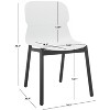 Abbie Molded Plastic Dining Chair (Set of 2) - SFV6900 - Safavieh Couture - 3 of 4