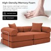 Sapphtopaz 73" Couches for Living Room 2-in-1 Convertible Sofa Bed with Removable Armrests Mattress Sofa with 2 Pillows Sleeper Sofa for Bedroom - 3 of 4