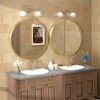 Apmir  Round High Quality Aluminum Alloy Framed French Cleat Mounted Wall Decor Bathroom Vanity Mirror - 3 of 4