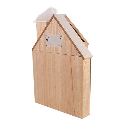 Battery-Operated Wooden LED Nativity Advent Calendar with Red Drawers