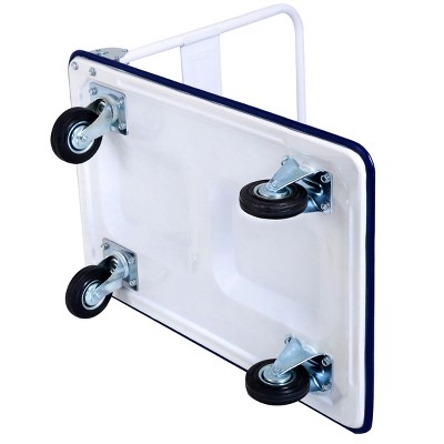 660lb Blue Steel Folding Platform Cart Dolly