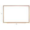 Ghent® Non-Magnetic Whiteboard with Wood Frame, 2'H x 3'W - 2 of 3