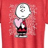 Women's - Peanuts - Charlie Brown Xoxo Short Sleeve Graphic T-Shirt - 2 of 4