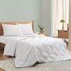 Peace Nest Lightweight & Medium Weight White Goose Feather Down Comforter - image 2 of 4