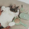 Dexypaws: Purrfect Massage Cat Brush, Sage Green, Cat Shaped Comb Head, Pet Care - 2 of 4