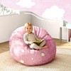 Bean Bag Chair Bed for Kids, Convertible Bean Bag from Lazy Chair to Floor Mattress Bed With Sponge Filling, Cozy Floor Sofa Couch for Boys & Girls - 2 of 4
