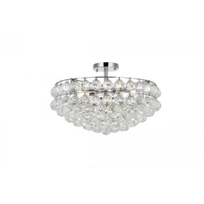 Elegant Lighting Savannah 20 inch flush mount in chrome