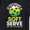Men's - Instant Message - If You Want Soft Serve Pickleball Short Sleeve Graphic T-Shirt - 2 of 4