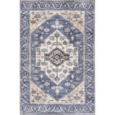 Nourison Washable Brilliance Medallion Indoor Rug