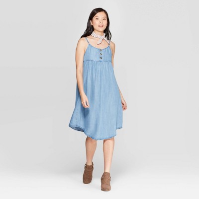 knox rose denim dress