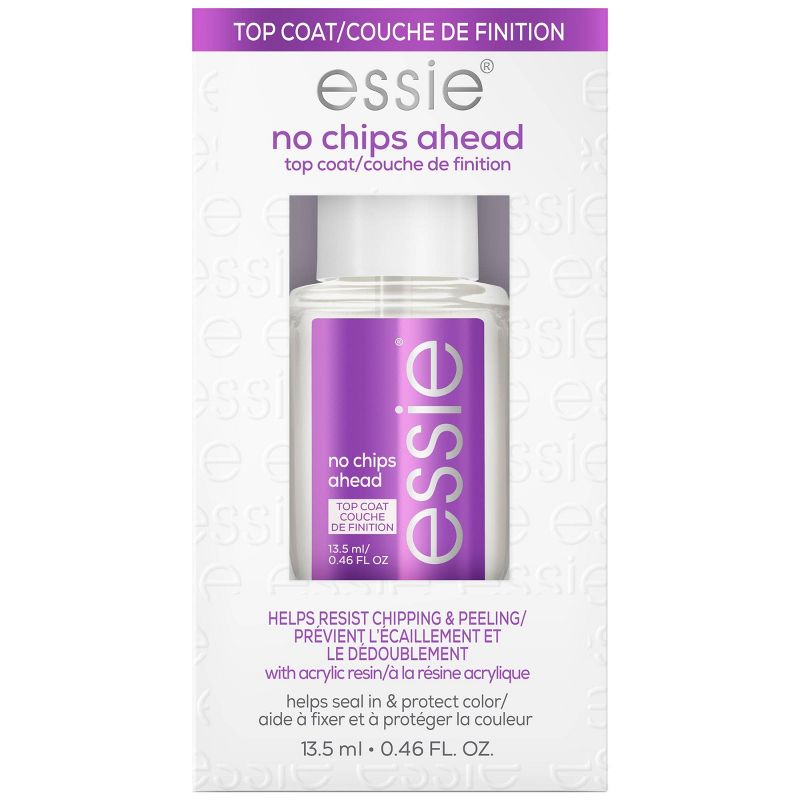 essie No Chips Ahead Top Coat - chip-resistant - 0.46 fl oz: High Gloss, Protective, Toluene-Free, Vegan Formula, 1 of 10