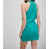 Women's V-neck Wrap Mini Dress - DO+BE - 3 of 4