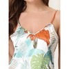 cheibear Women's Silky Satin Sleepwear Nightwear Cami Tops with Shorts Loungewear Pajamas Set - 4 of 4
