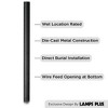 John Timberland Modern Outdoor Direct Burial Post Light Pole Black Die-Cast Metal 84" for Post Garden Yard - 2 of 4