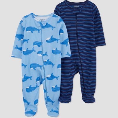 Image of Carter's Just One You® Baby Boys' 2pk Sleep N' Play - Navy Blue Newborn