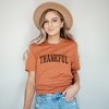 Simply Sage Market Women's Thankful Varsity Short Sleeve Graphic Tee - 2 of 4