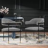 Lia Modern Boucle Upholstered Dining Armchair - Manhattan Comfort - 2 of 4