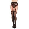 Memoi Women's Garden Of Eden Suspender 20 Denier Sheer Pantyhose - 2 of 4