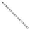 Black Bow Jewelry Men's 10mm Cross and Anchor Link Stainless Steel Bracelet, 8.5 Inch - 2 of 4