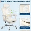 Ergonomic Office Chair with Adjustable Headrest, Lumbar Support & Retractable Footrest - Home Executive Desk Chair - 4 of 4