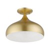 Livex Lighting Amador 1 - Light Semi-Flush Mount in  Soft Gold - 3 of 4