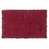 Bell Flower Collection Cotton Floral Pattern Tufted Bath Rug - Home Weavers - 2 of 4