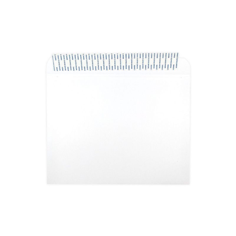 JAM Paper 10 x 13 Booklet Catalog Envelopes with Peel and Seal Closure White 356828787A, 2 of 5