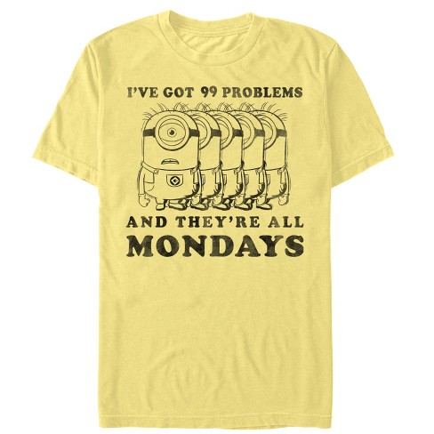 Men's Despicable Me Minion Monday Problems T-Shirt - image 1 of 3