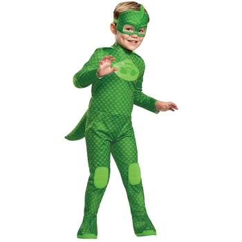 Disguise Toddler Boys' Deluxe PJ Pals Gekko Light-Up Costume - 3T-4T - Green